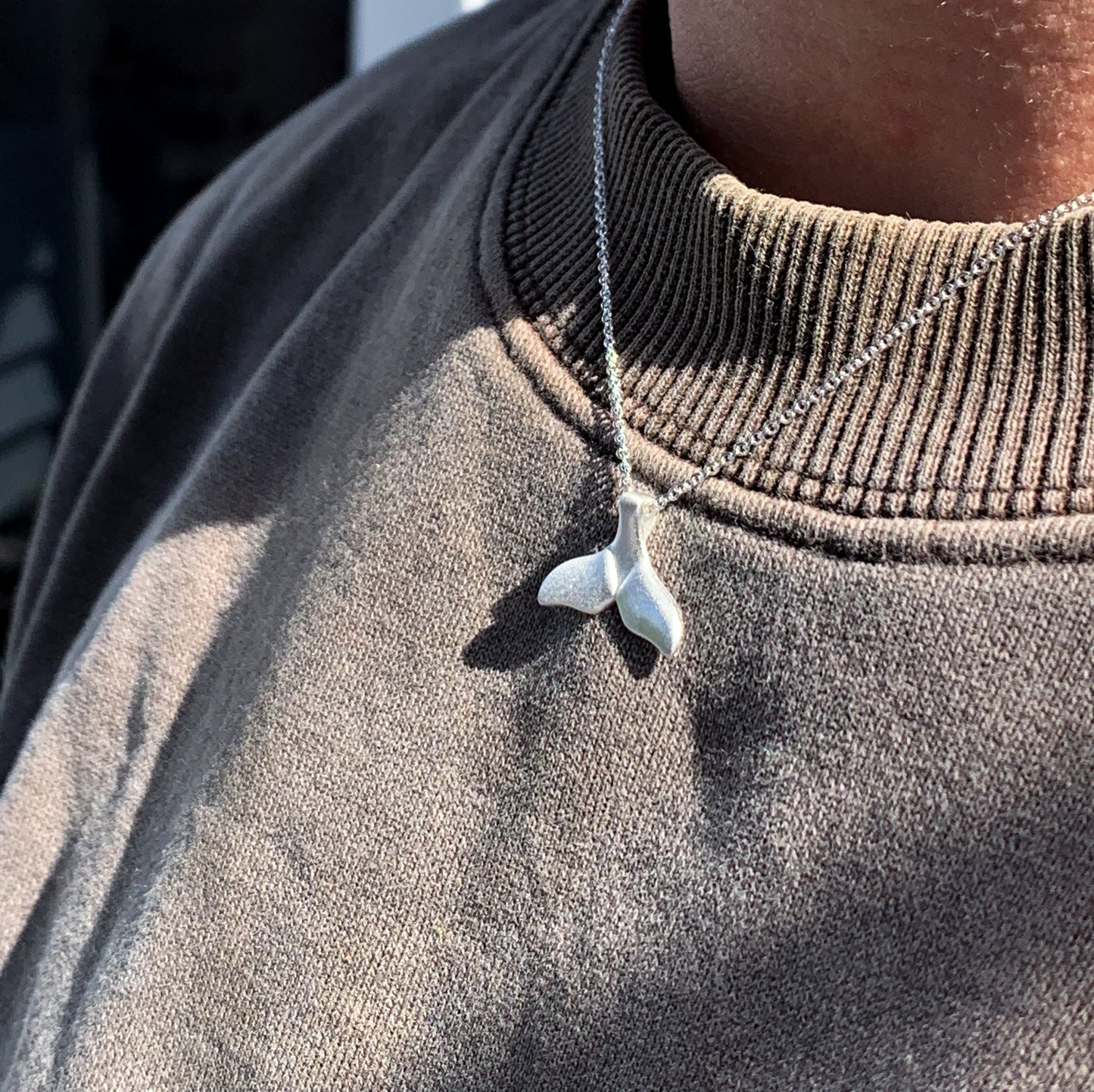 Whale Fluke Necklace