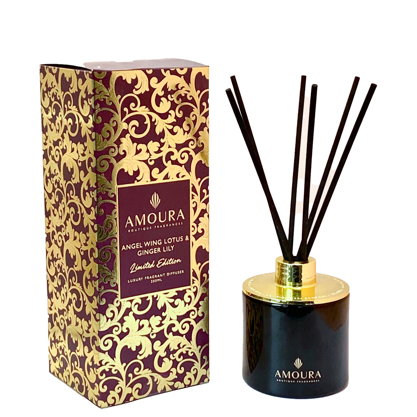 Amoura Diffuser - Angel Wing Lotus & Ginger Lily LE