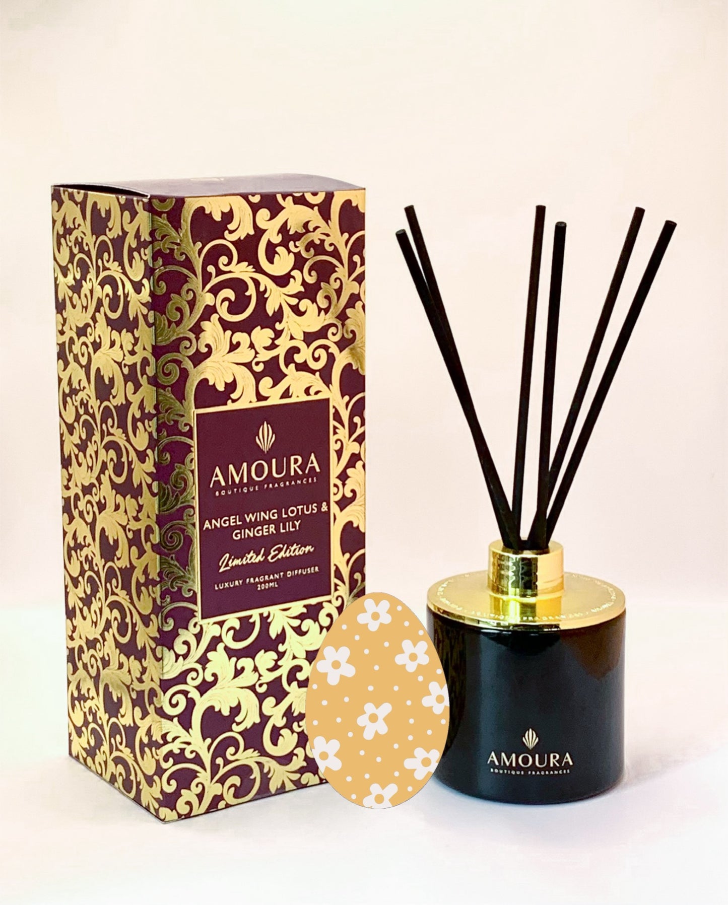 Amoura Diffuser - Angel Wing Lotus & Ginger Lily LE