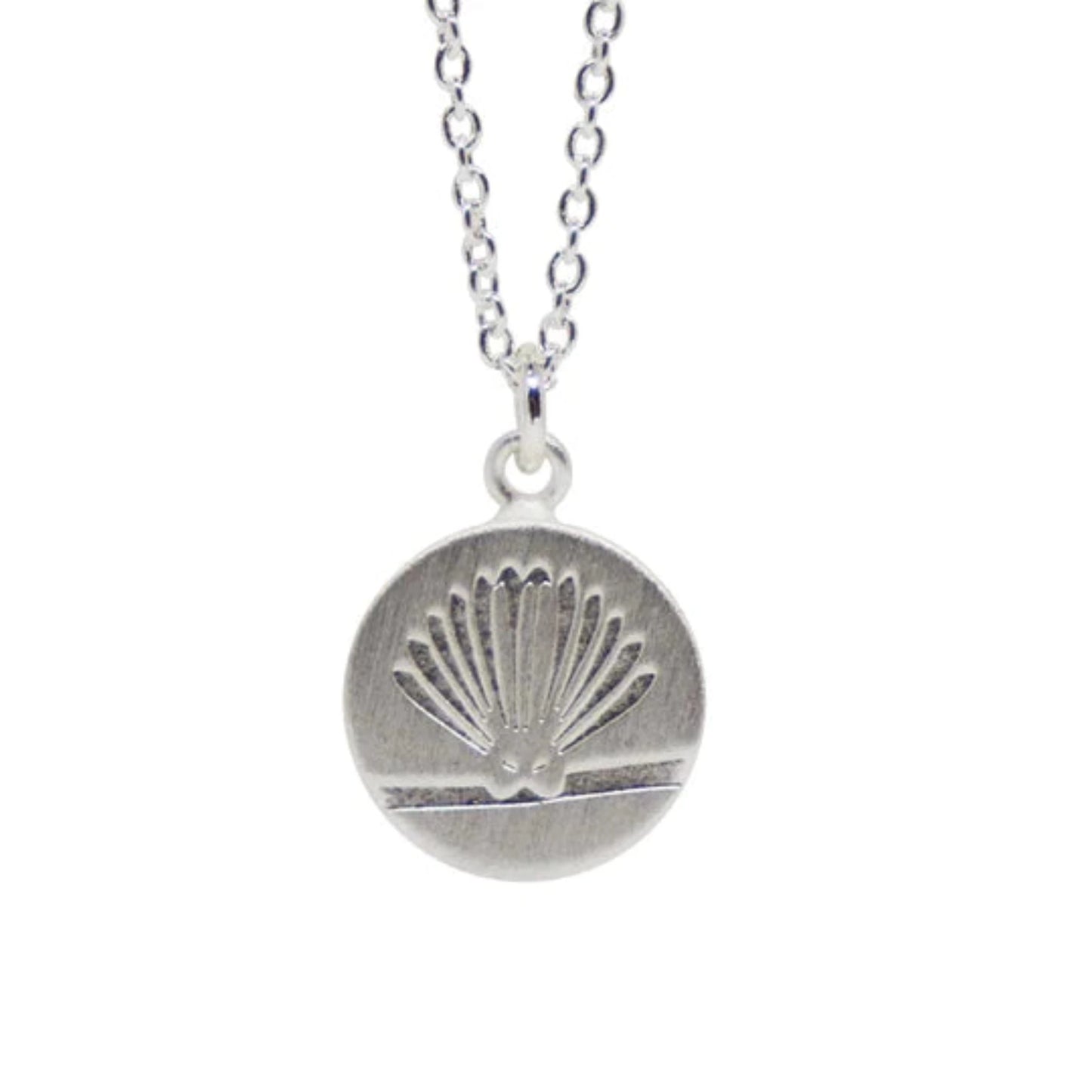 Playful Piwakawaka Silver Necklace