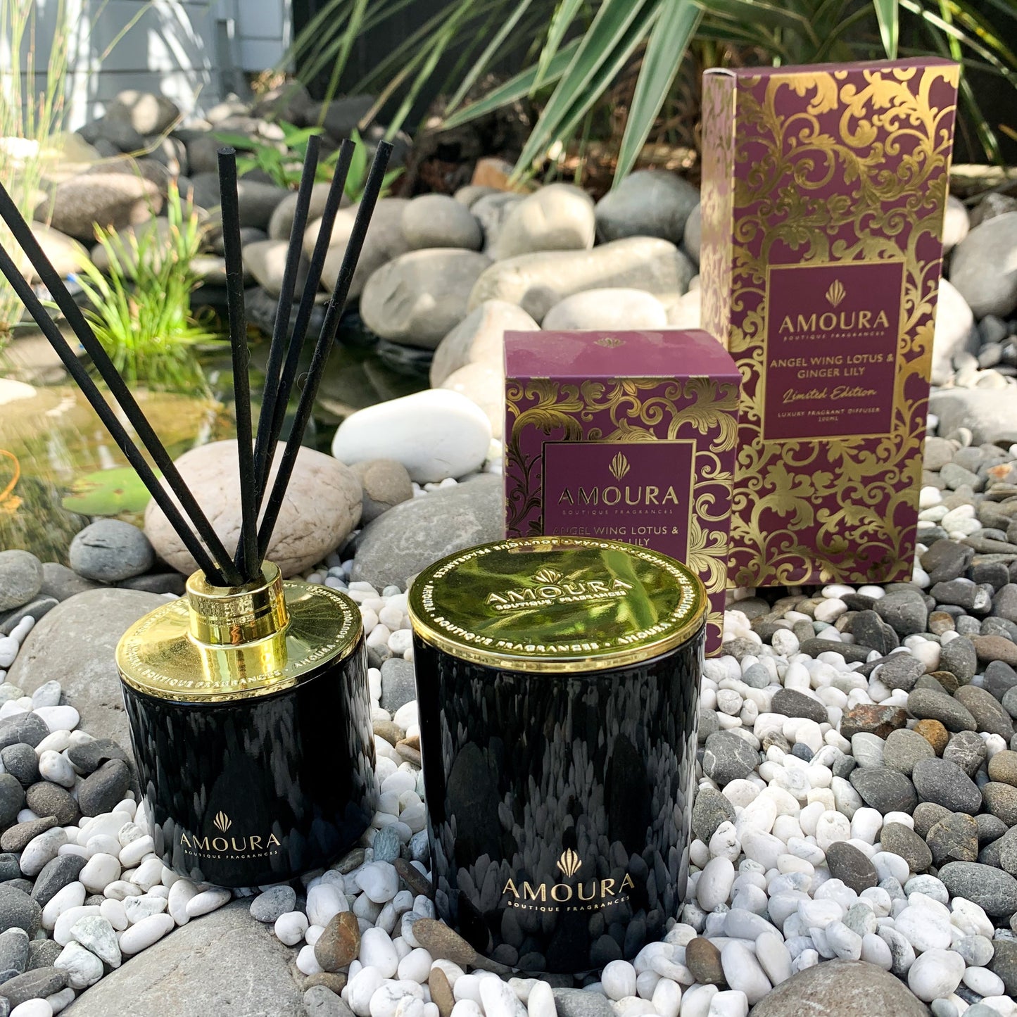 Amoura Diffuser - Angel Wing Lotus & Ginger Lily LE